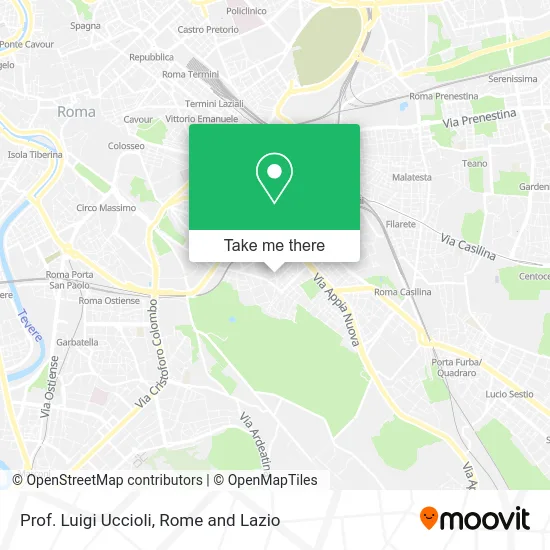 Prof. Luigi Uccioli map