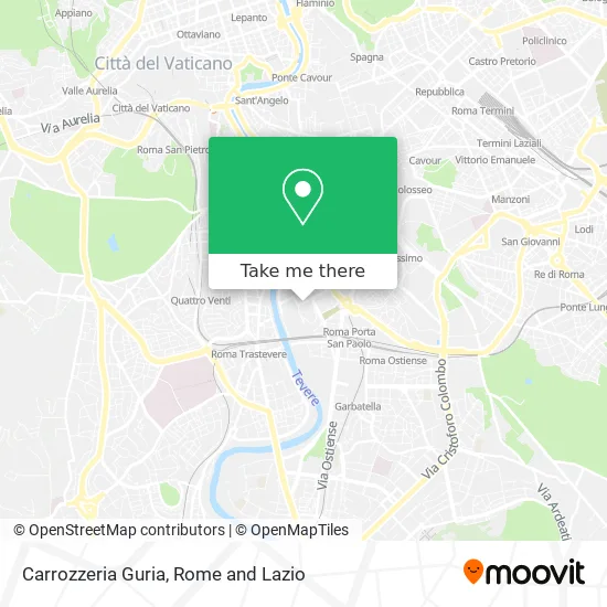 Carrozzeria Guria map