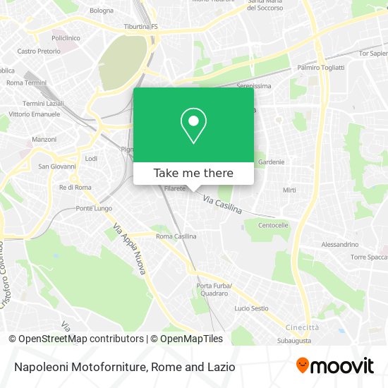 Napoleoni Motoforniture map