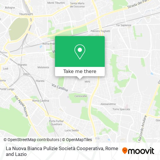 La Nuova Bianca Pulizie Società Cooperativa map