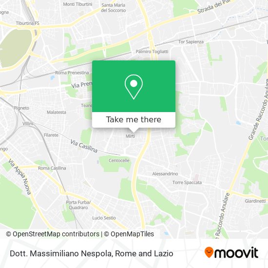 Dott. Massimiliano Nespola map