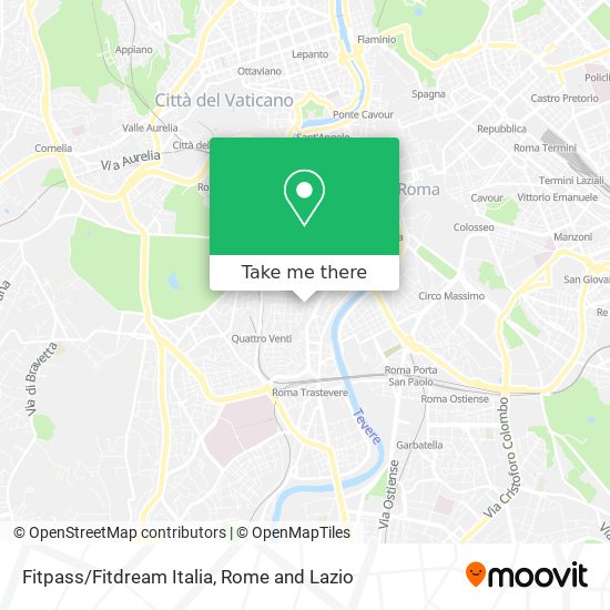 Fitpass/Fitdream Italia map