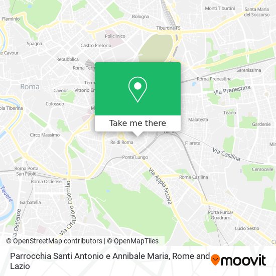 Parrocchia Santi Antonio e Annibale Maria map