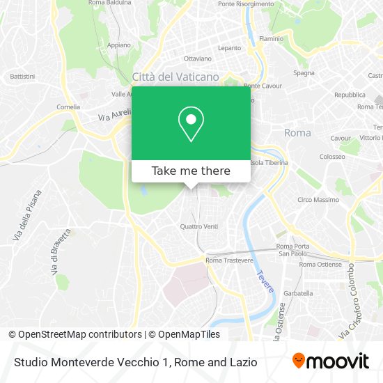 Studio Monteverde Vecchio 1 map