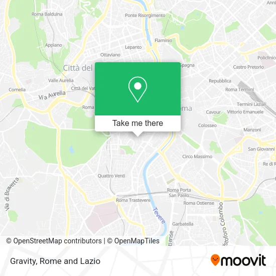 Gravity map