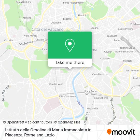 Istituto delle Orsoline di Maria Immacolata in Piacenza map