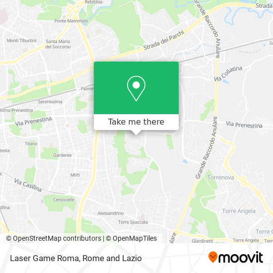 Laser Game Roma map