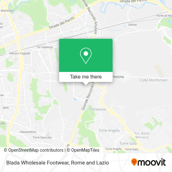 Blada Wholesale Footwear map