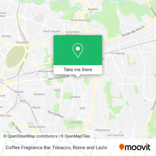 Coffee Fragrance Bar Tobacco map