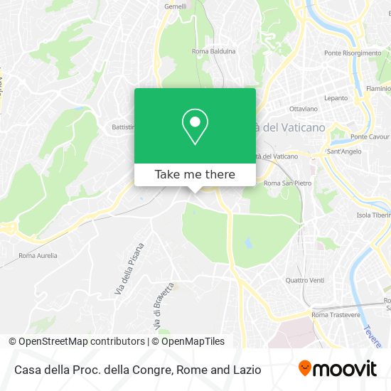 Casa della Proc. della Congre map