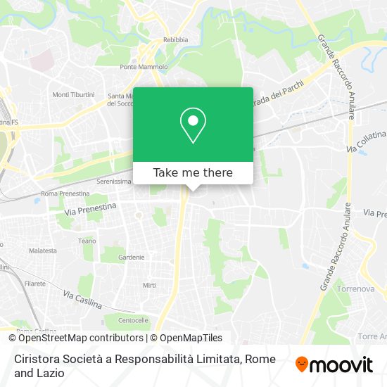 Ciristora Società a Responsabilità Limitata map