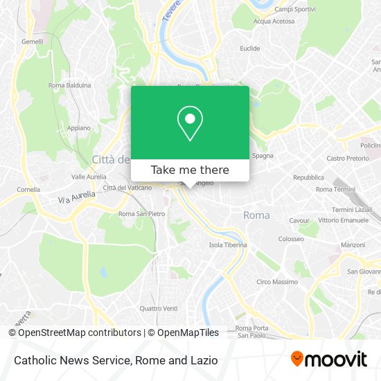 Catholic News Service map