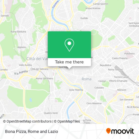 Bona Pizza map