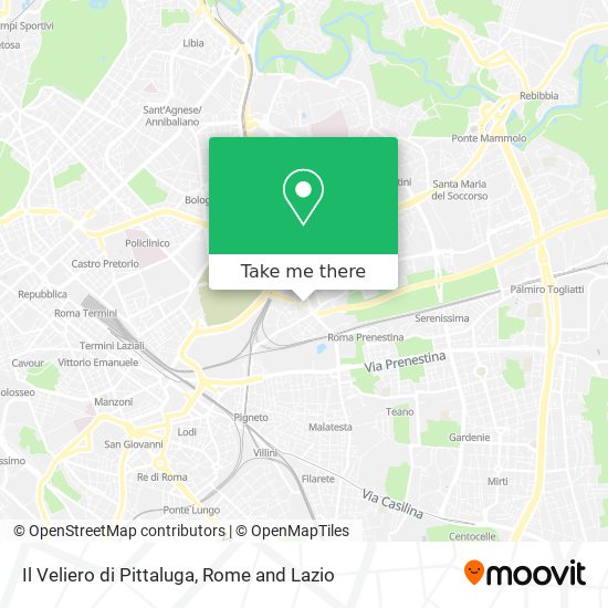 Il Veliero di Pittaluga map