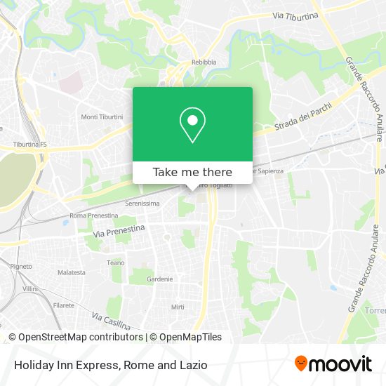 Holiday Inn Express map