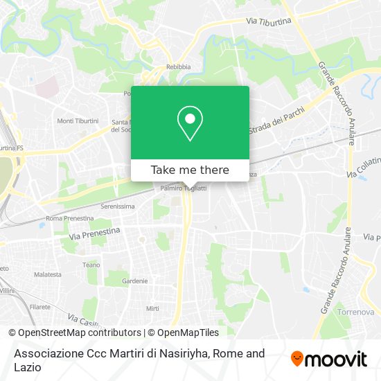 Associazione Ccc Martiri di Nasiriyha map