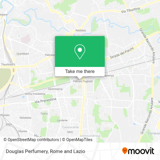 Douglas Perfumery map