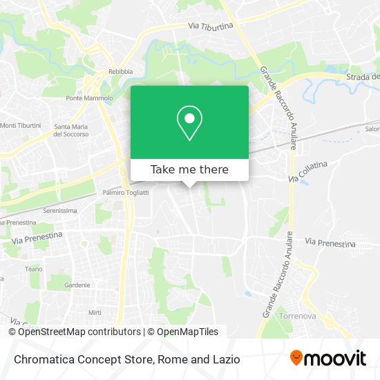 Chromatica Concept Store map