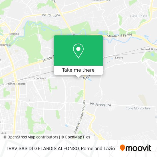 TRAV SAS DI GELARDIS ALFONSO map