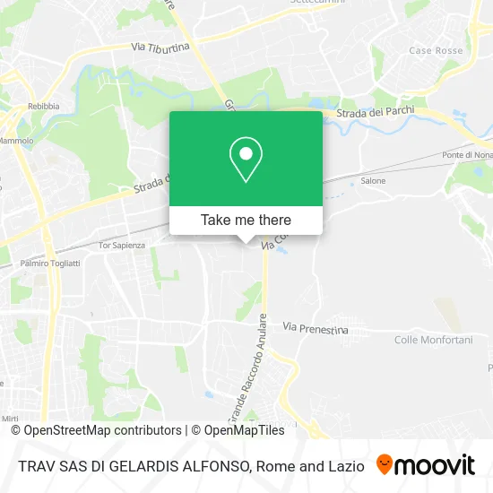 Trav SAS by Alfonso Gelardis map