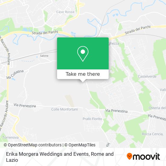 Erika Morgera Weddings and Events map