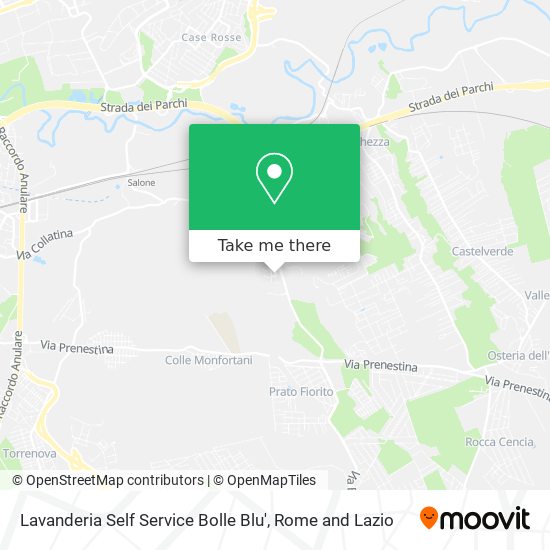 Lavanderia Self Service Bolle Blu' map