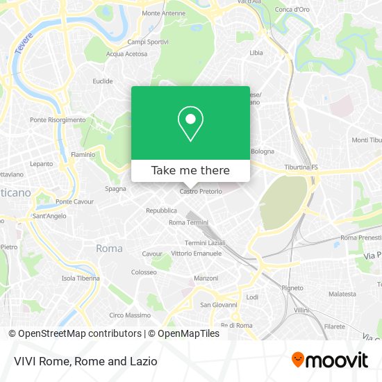 VIVI Rome map