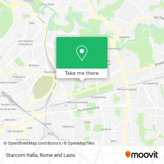 Starcom Italy map