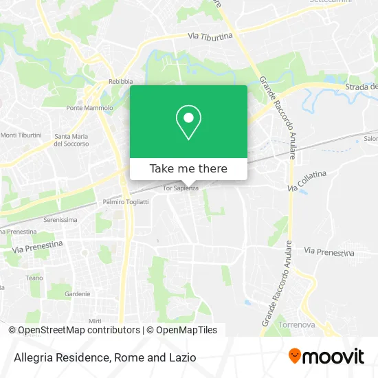 Allegria Residence map