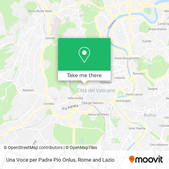 Una Voce per Padre Pio Onlus map