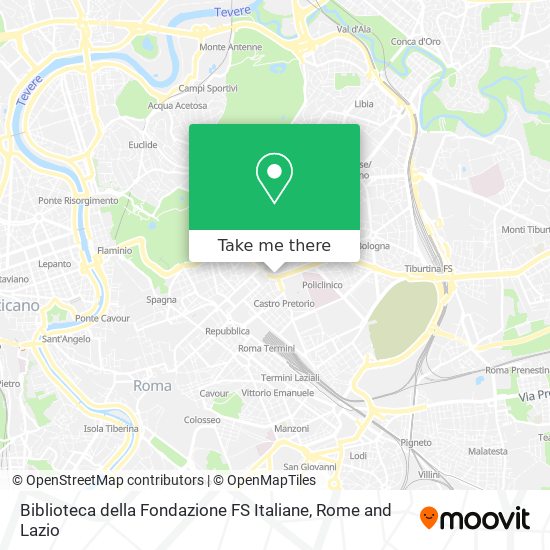 Biblioteca della Fondazione FS Italiane map