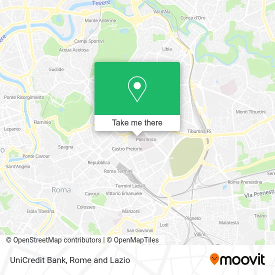 UniCredit Bank map