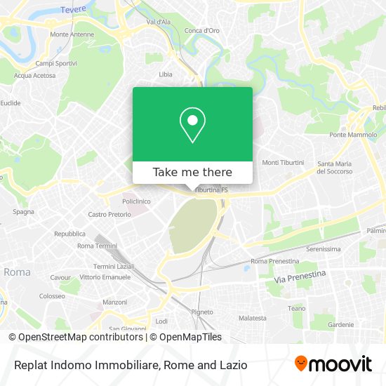 Replat Indomo Immobiliare map