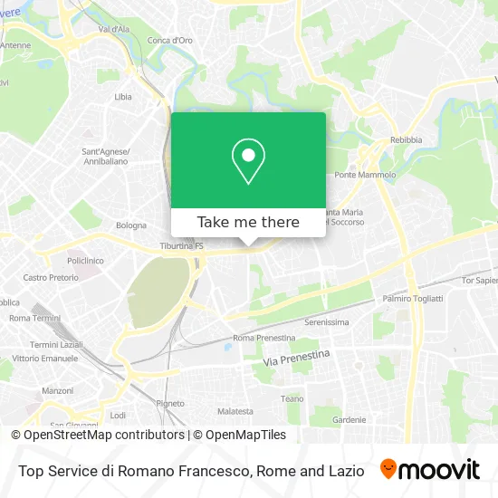 Top Service by Romano Francesco map