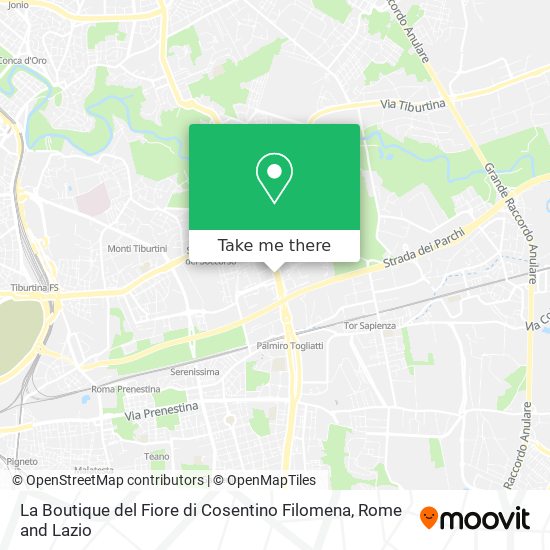 La Boutique del Fiore di Cosentino Filomena map