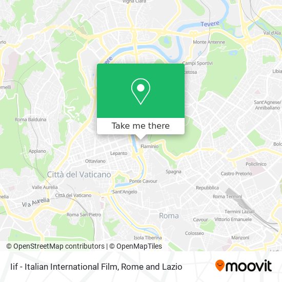 Iif - Italian International Film map