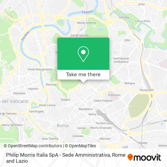 Philip Morris Italia SpA - Sede Amministrativa map