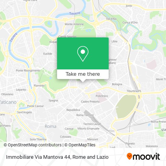Immobiliare Via Mantova 44 map
