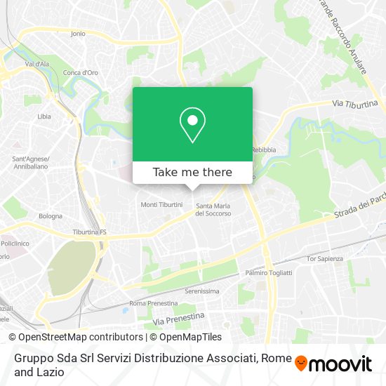 Gruppo Sda Srl Servizi Distribuzione Associati map