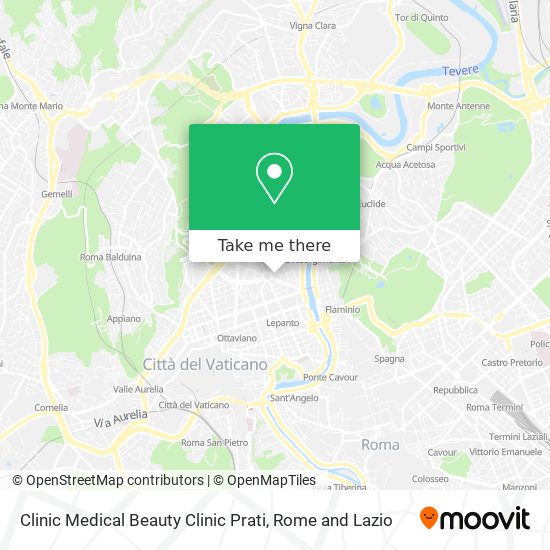 Clinic Medical Beauty Clinic Prati map
