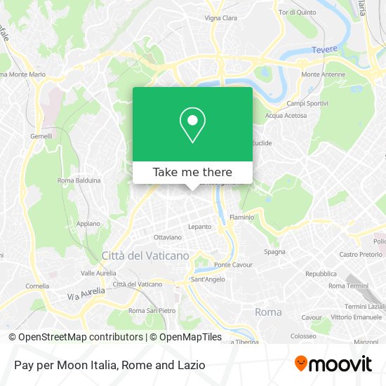 Pay per Moon Italia map