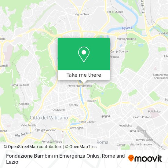 Fondazione Bambini in Emergenza Onlus map