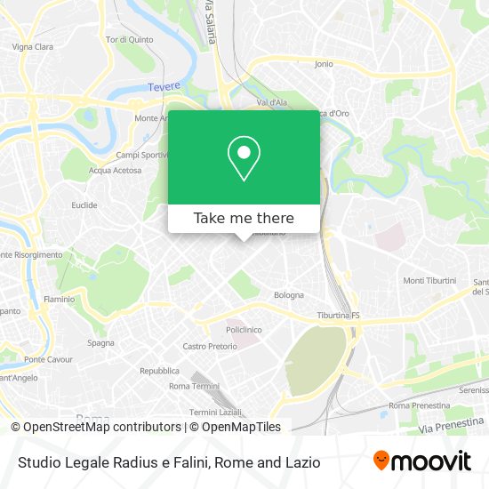 Studio Legale Radius e Falini map