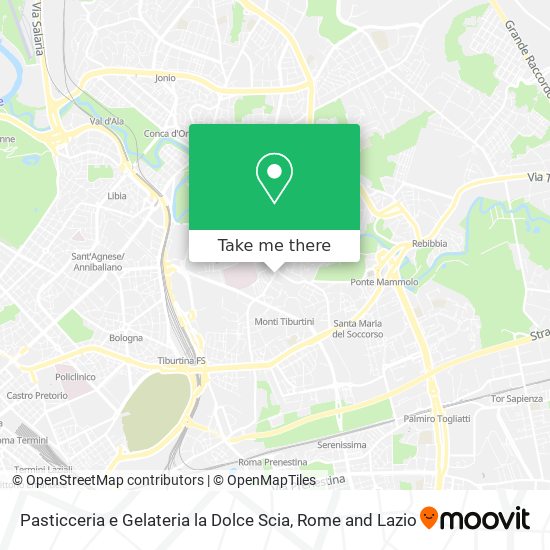 Pasticceria e Gelateria la Dolce Scia map