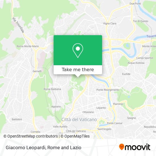 Giacomo Leopardi map