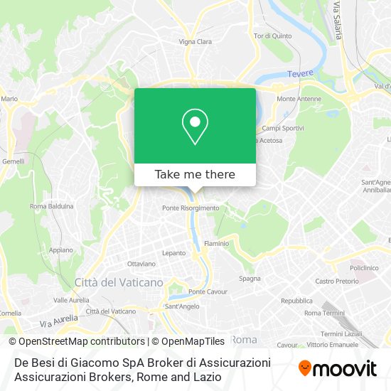 De Besi di Giacomo SpA Broker di Assicurazioni Assicurazioni Brokers map