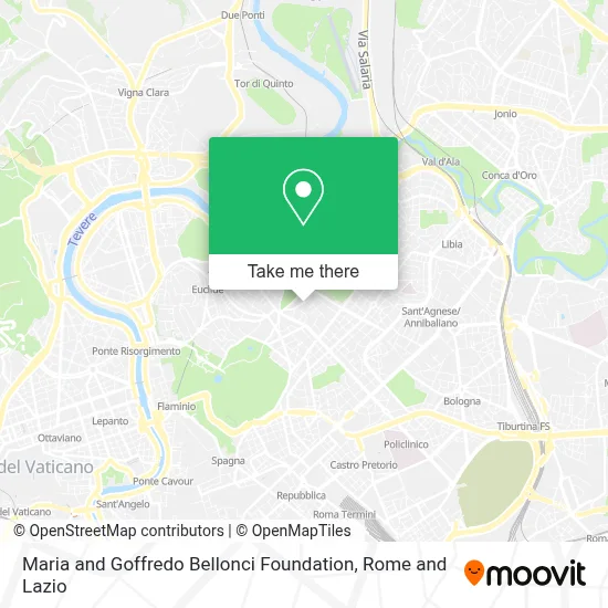 Maria and Goffredo Bellonci Foundation map