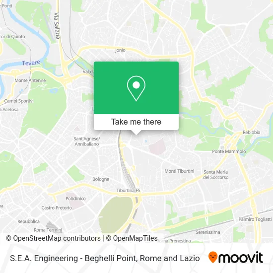 S.E.A. Engineering - Beghelli Point map