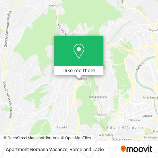 Apartment Romana Vacanze map