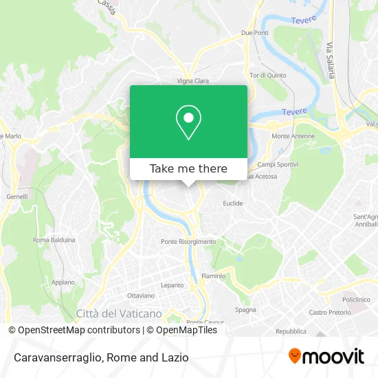 Caravanserraglio map